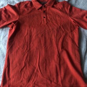 Qor Orange Wool Blend Polo size M